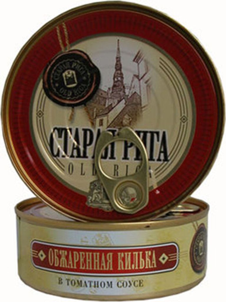 gebratene Kilka Sprotten in Tomatensauce 240g Fisch Produktbild 