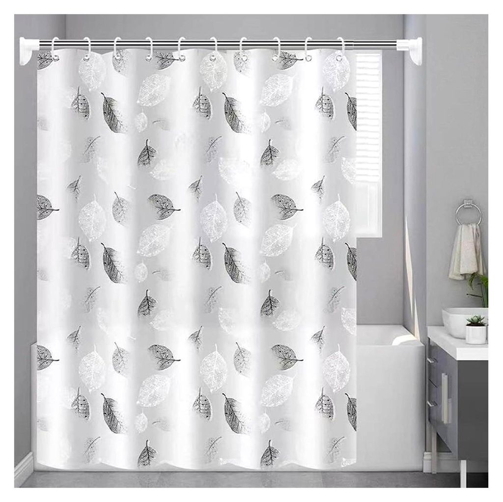Badezimmervorhang, Duschvorhänge, Antischimmel Duschvorhang 180 x 200 cm, Wasserdicht, Vorhang für Dusche, Badvorhang