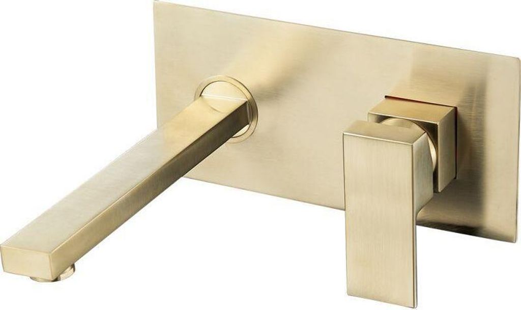 Unterputz-Waschtischarmatur TILSO gebürstetes gold Produktbild 