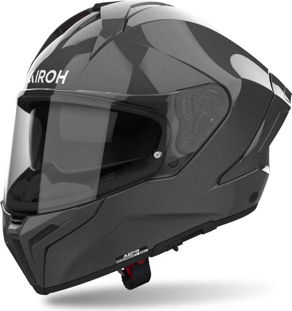 Integralhelm Crosshelm Schutzhelm Rollerhelm AIROH Matryx Dunkel Grau Größe XL
