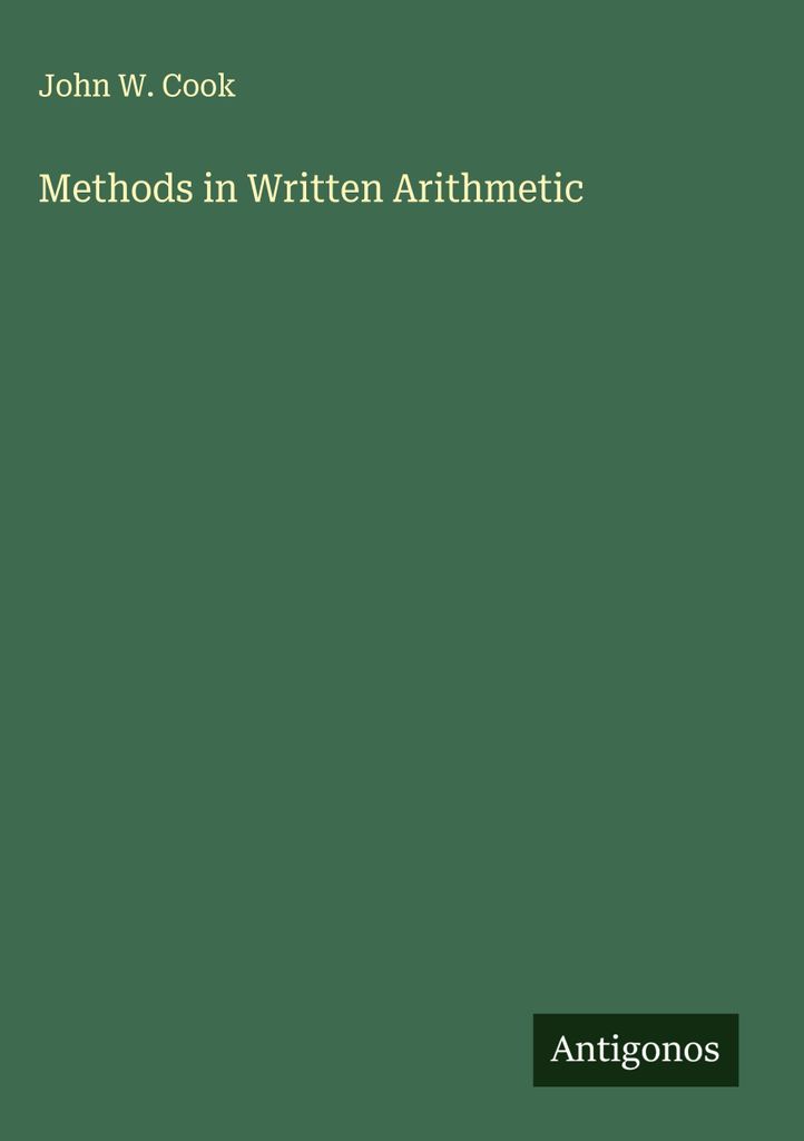 Methoden der schriftlichen Arithmetik