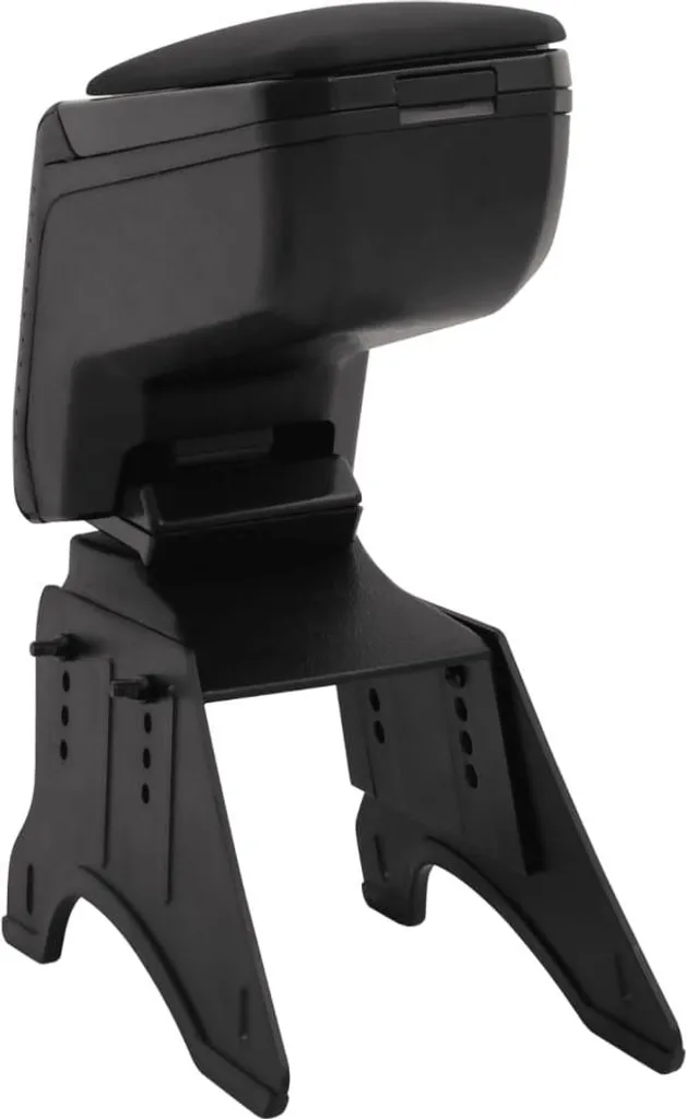 vidaXL Accoudoir de voiture universel noir en ABS réglable 14x30 cm