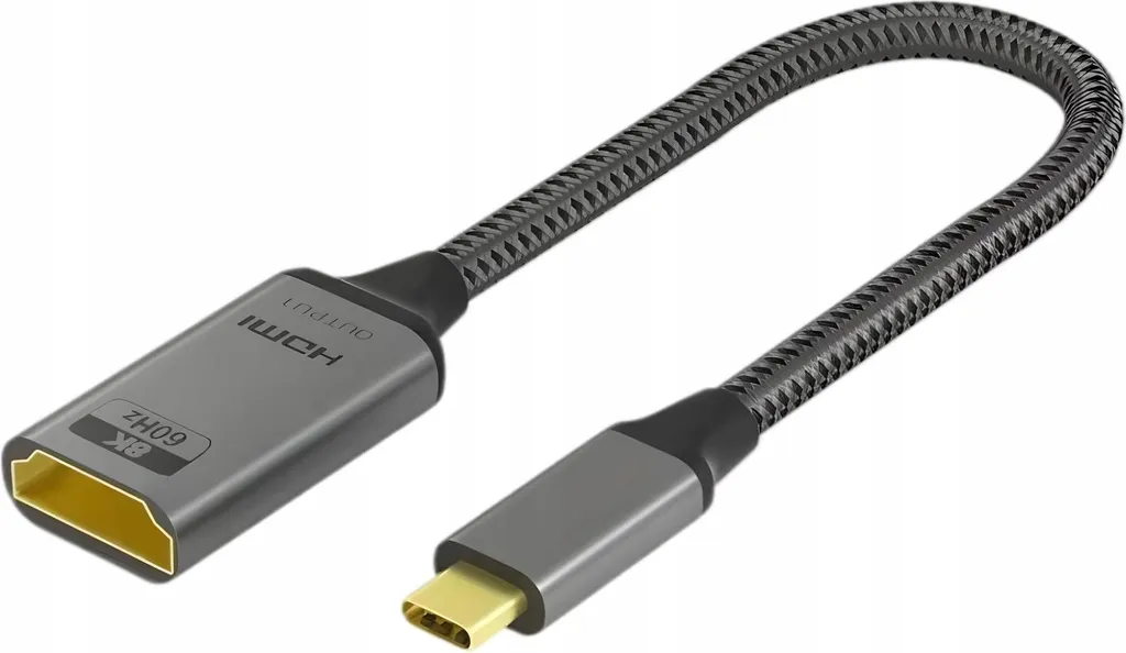 Adaptateur USB-C HDMI 2.1 8K 60Hz 4K 144Hz HDR Ultra Haute Définition