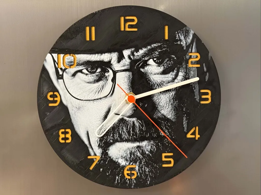 Grand Plateau Ø 245mm Walter White Edition : Verre Trempé Ultra-Résistant