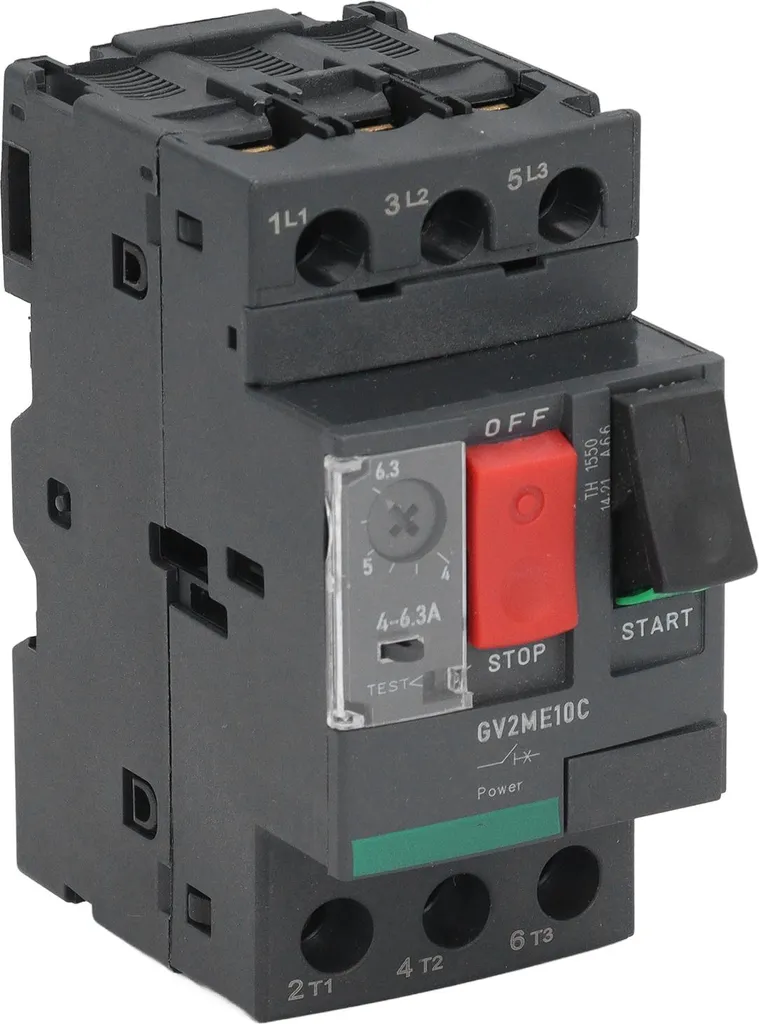 Disjoncteur moteur 690V 4-6,3A avec bouton rotatif de haute précision