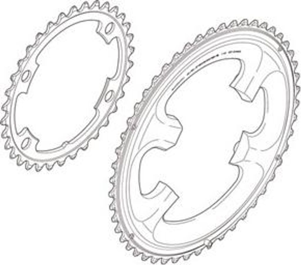 SHIMANO Ultegra, ingranaggio per FC-6800, grigio, Immagine del prodotto 