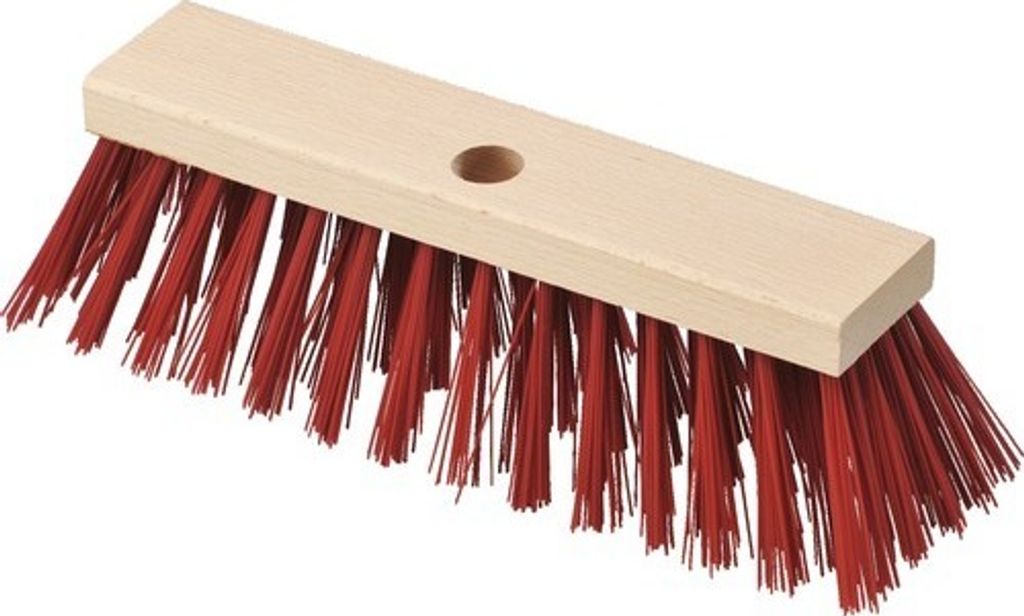 Straßenbesen Bümag 30 cm, PVC rot Produktbild 