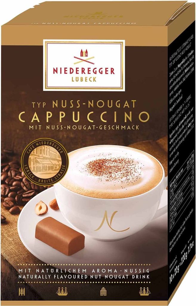 Niederegger - Nuss-Nougat Cappuccino - 10er 220g Produktbild 