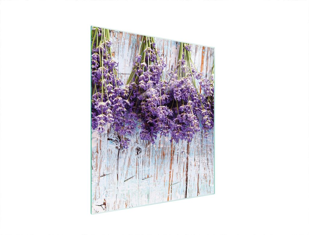 Glasschneidebrett 45x52 Lavendel