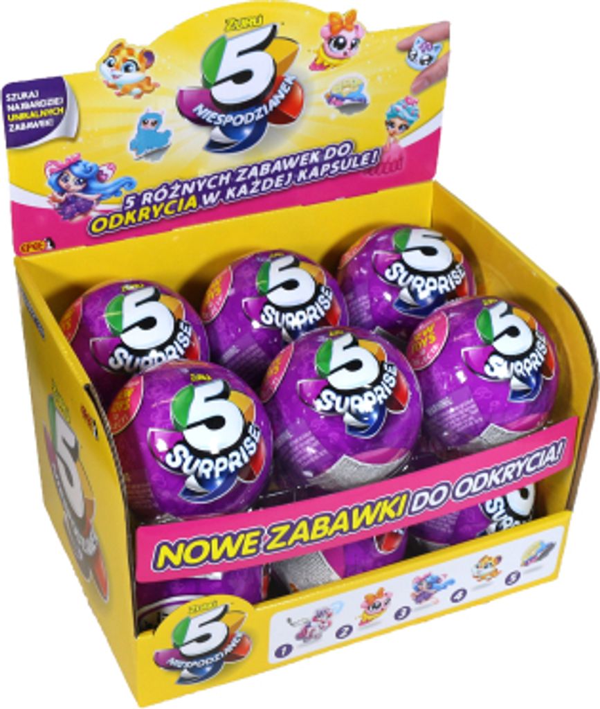 Zuru 5 Surprise Girls Serie 1 - Giocattoli in capsule a Immagine del prodotto 