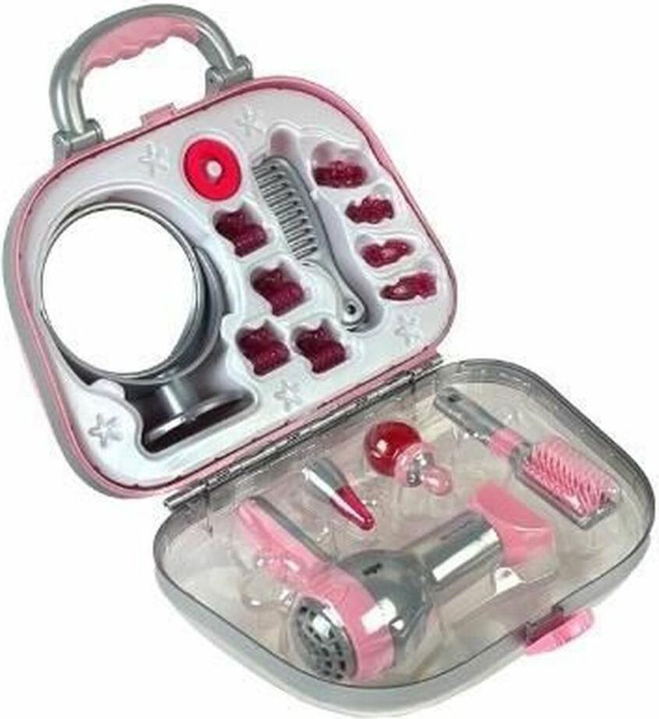 Kinderfrisierset Klein Braun Rosa Grau