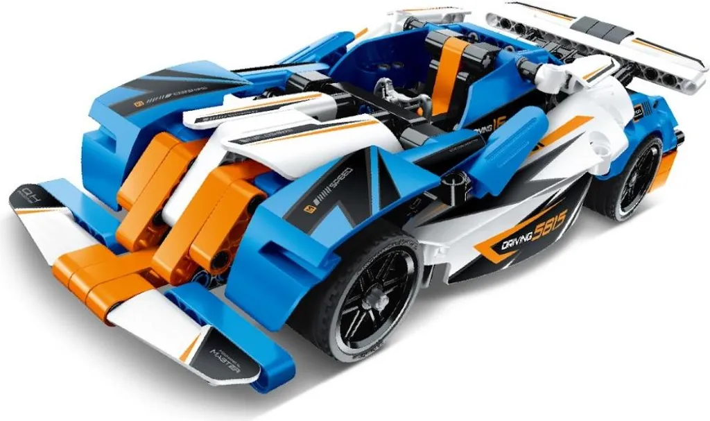 Moto Bleue IM.MASTER 40714 - Blocs de Construction avec Design Aéro