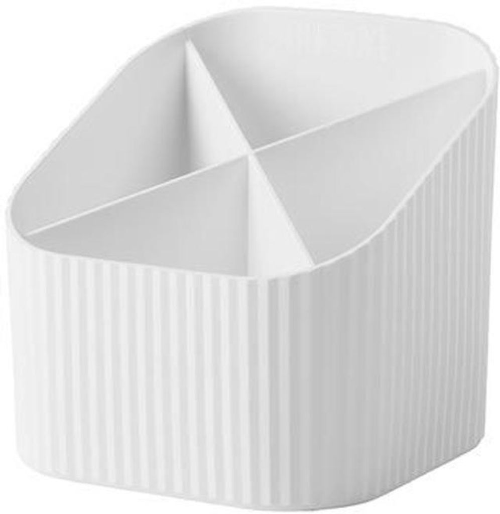 HAN Schreibtischköcher Re-X-LOOP 17238-912 4Fächer RC Weiß Produktbild 