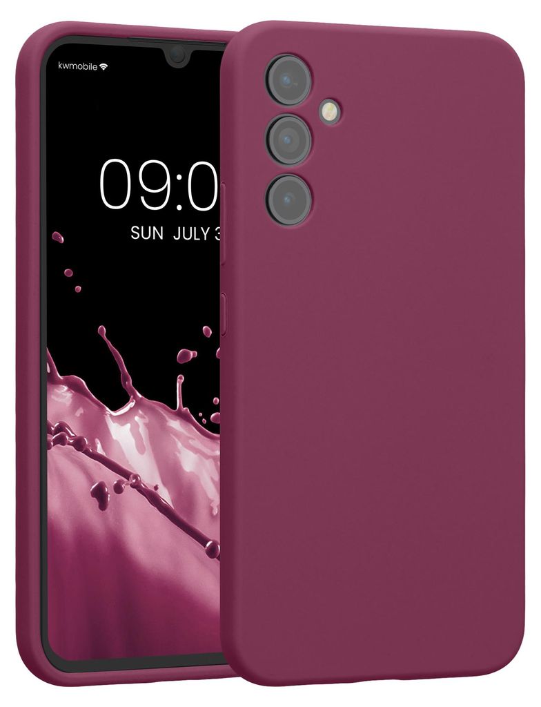 kwmobile Silikon Case für Samsung Galaxy A34 5G Hülle - Produktbild 
