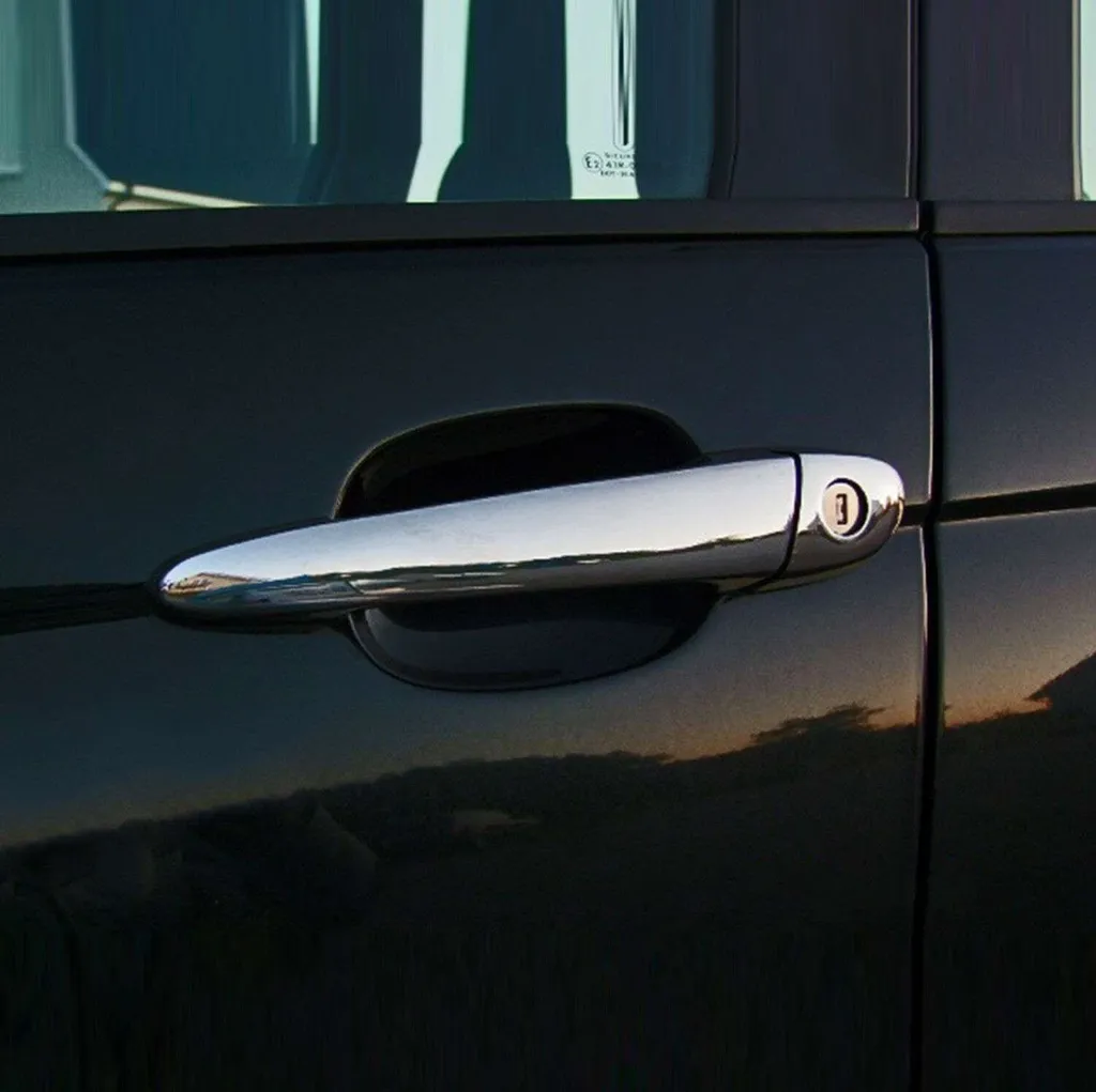 Enjoliveurs de Poignées Extérieures Chrome BMW E46 Style Éblouissant Luxe