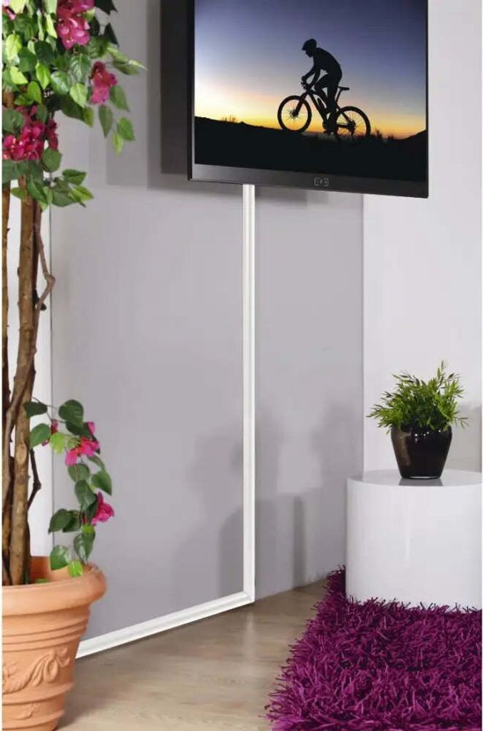 hama halbrund PVC Kabelkanal 100,0 cm weiß Produktbild 10