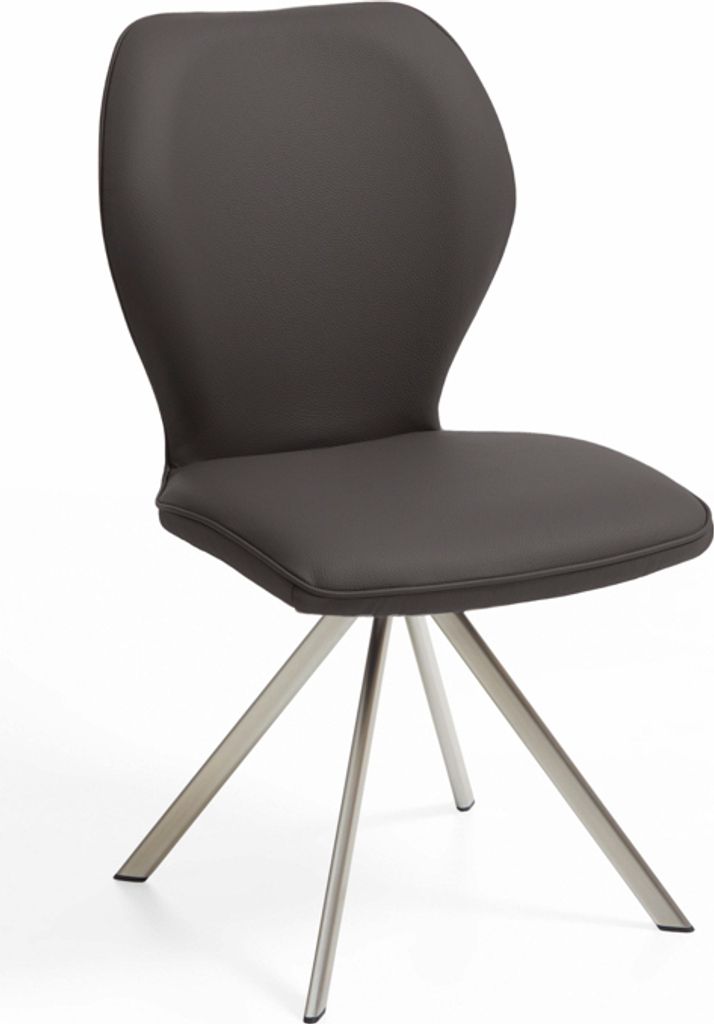 Niehoff Sitzmöbel Colorado Trend-Line Design-Stuhl Edelstahl/Polyester - 180° drehbar