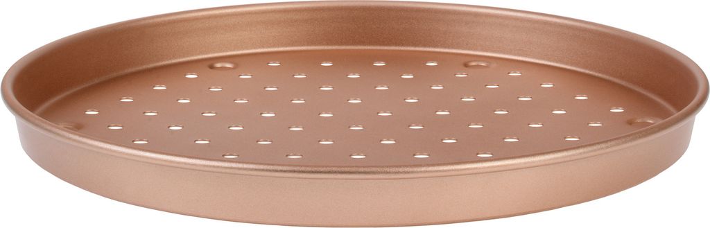 GRÄWE Pizzablech Ø 30 cm, rund, gelocht, GREBLON® Produktbild 