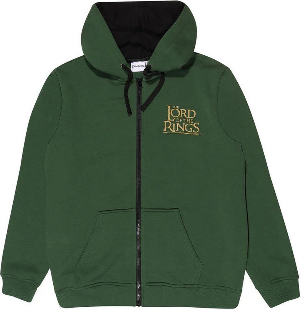 Lord Of The Rings - Hoodie mit durchgehendem Reißverschluss für Herren/Damen Uni HE3341 (XL) (Grün)