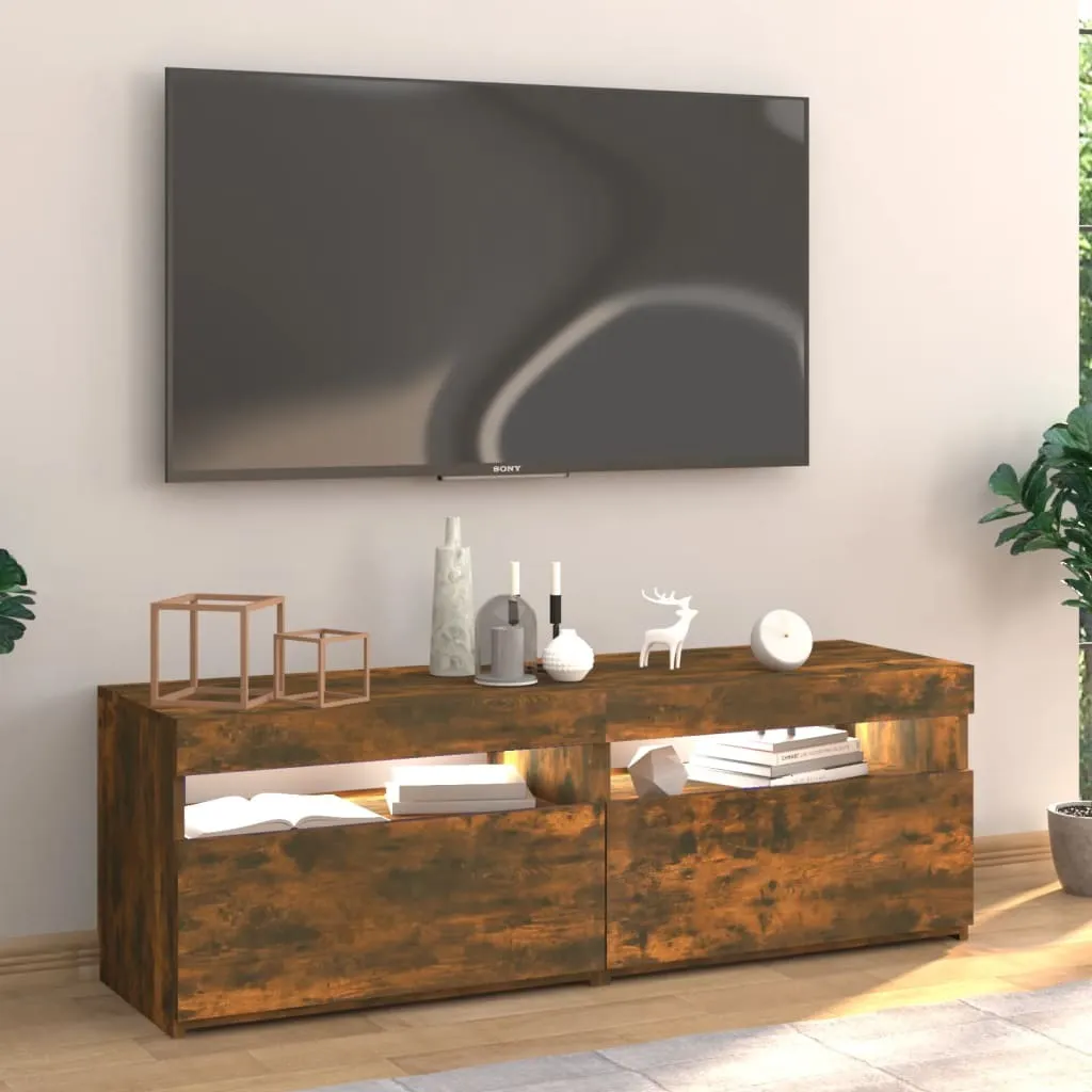 Mobile TV Gaming LED Rovere Fumé 120cm | Top Design Living Store