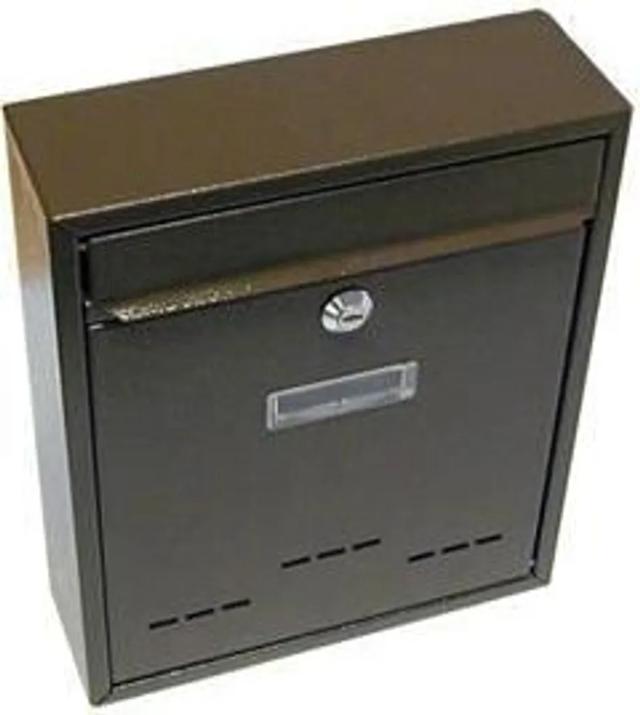 Boîte aux lettres compacte G21 Radim Malý 310x260 mm en acier marron
