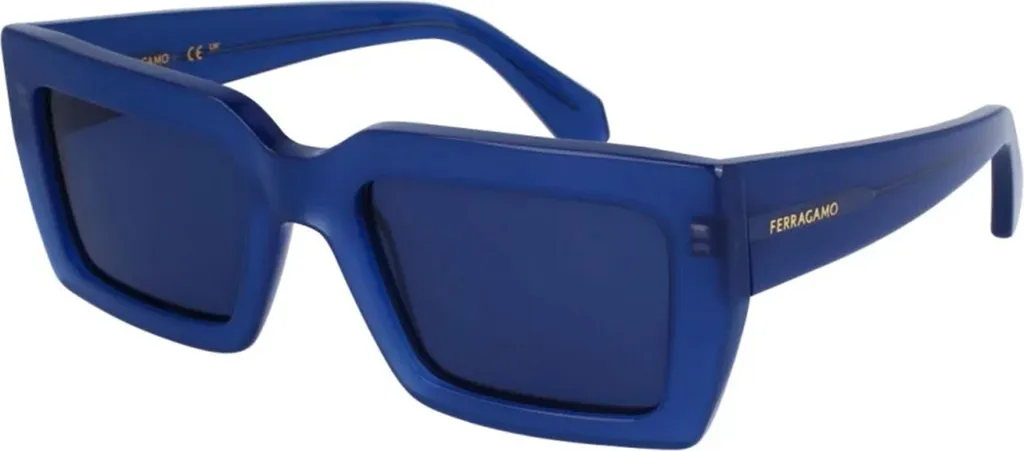 Lunettes de soleil anti-éblouissement Salvatore Ferragamo SF1108S Bleu