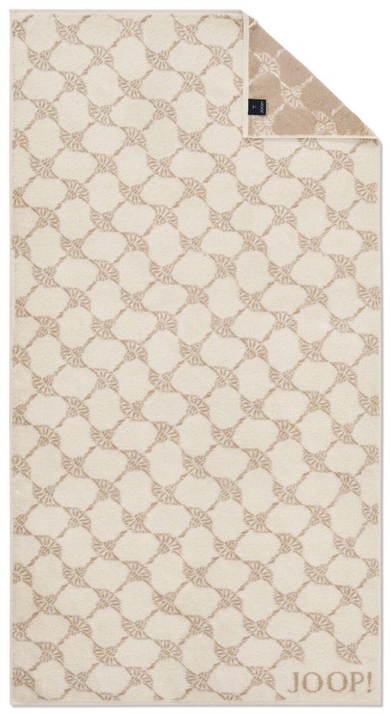 JOOP! Duschtuch Cornflower Farbe creme Größe 80x150cm