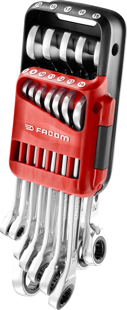 Facom Knarren-Ring-Maulschluessel,Set 12-tlg Image du produit 