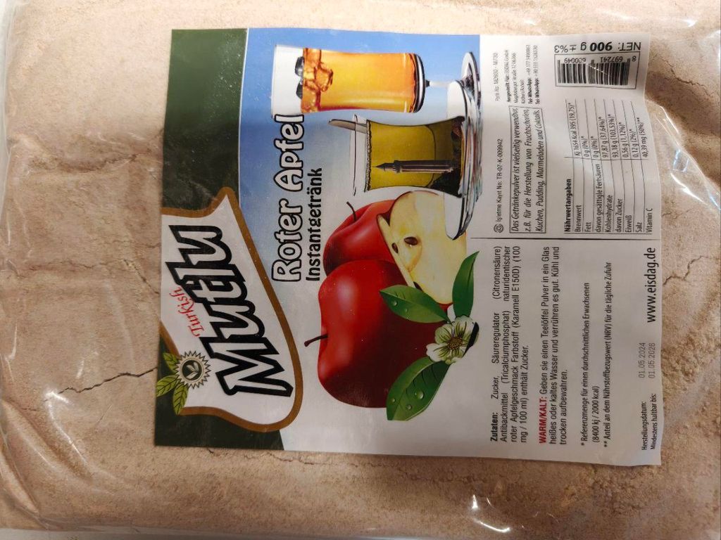 Mutlu Roter Apfel (Red Apple) 900g Produktbild 