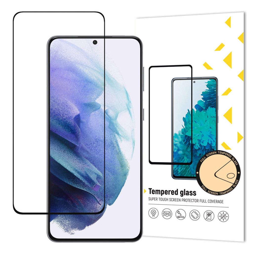 Wozinsky Full Glue Tempered Glass Samsung Galaxy S23 9H Vollbild-Hartglas mit schwarzem Rahmen