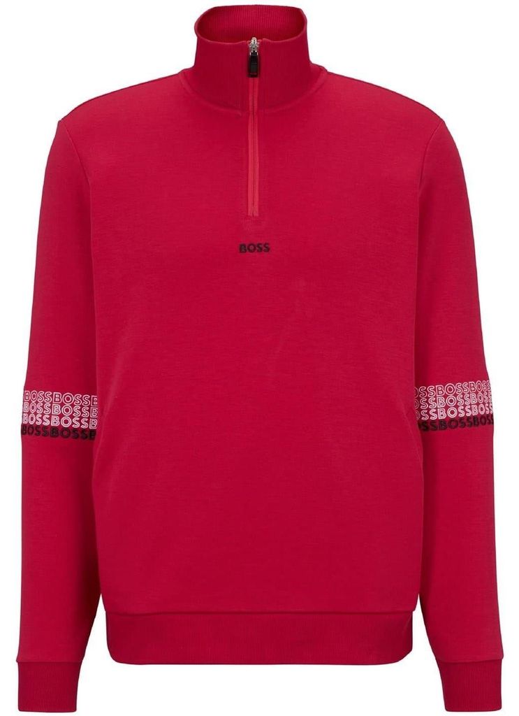 Boss - Sweatshirt für Herren, Regulär, Langärmlig GT20436 (XXL) (Rot)
