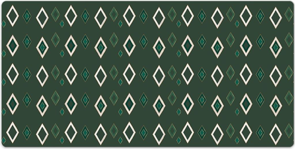 Tischunterlage - 120x60 cm - Schreibtischunterlage - Mauspad - Rombs mit Marmor