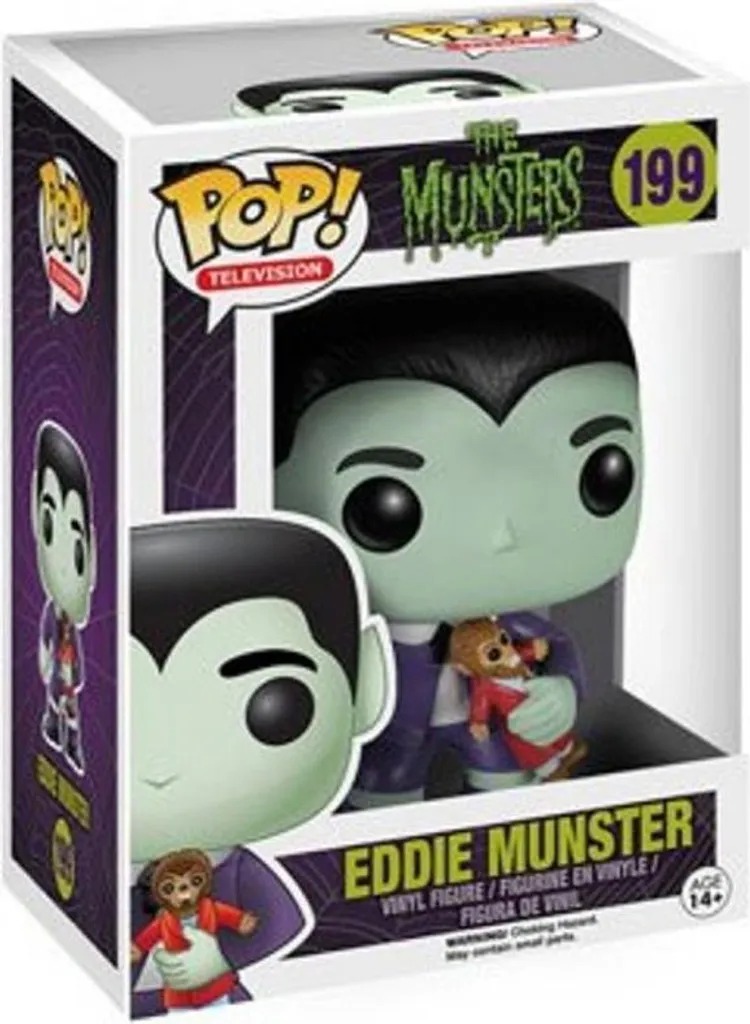 Funko Pop Eddie Munster Figurine de 9cm Détails Authentiques Les Munsters