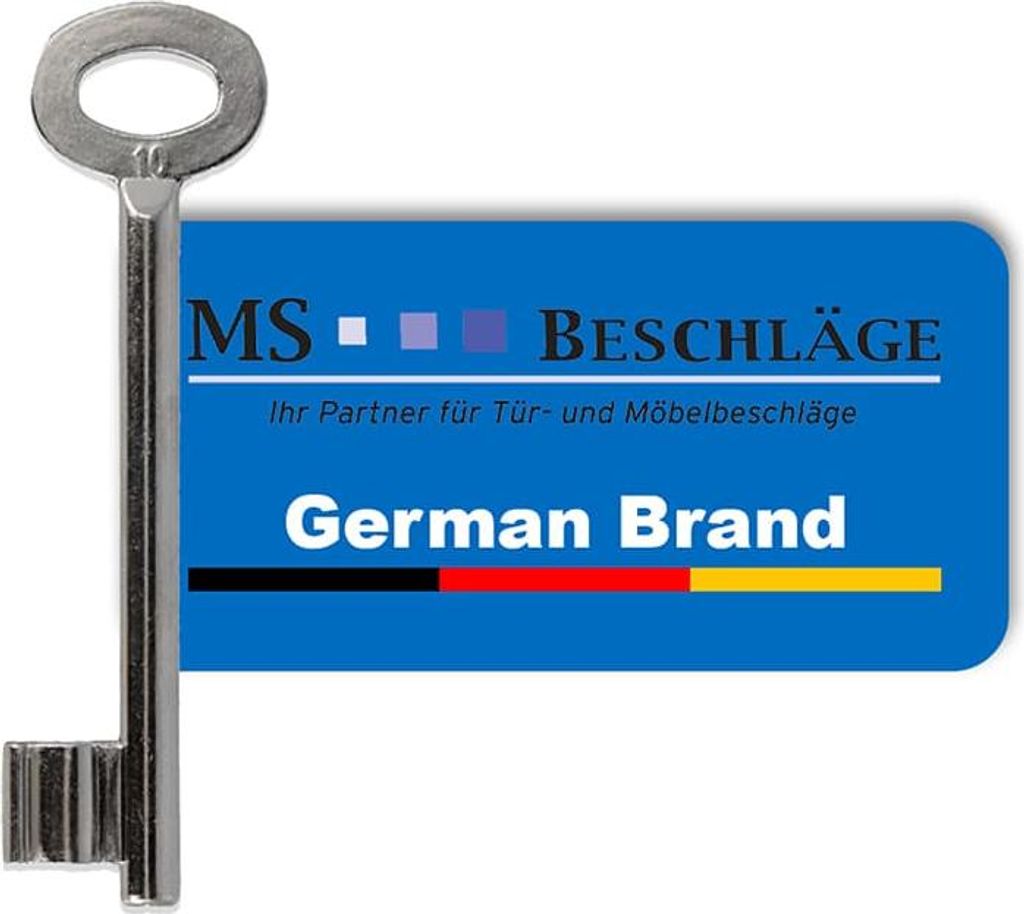 Buntbartschlüssel Ersatz für MS Beschläge Kastenschlösser – Zusatzschlüssel 10