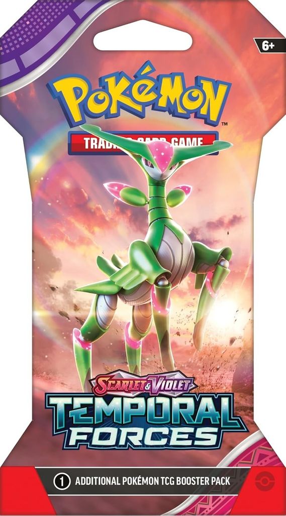 Pokémon Temporal Forces Booster z rękawem, angielski Zdjęcie produktu 4