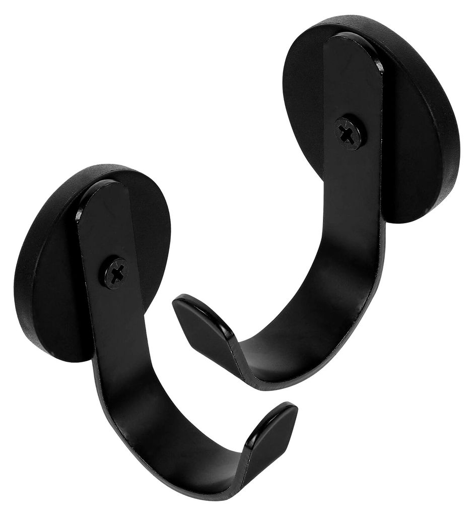 2 Stück Magnetische Türkranzaufhänger aus Eisen mit stabilem Magnet für die Haustür - Keine Bohrung erforderlich - Eleganter Haken für Weihna...