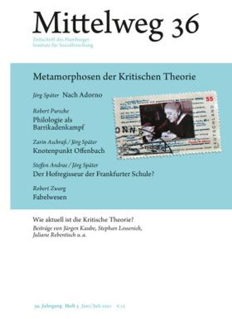 Metamorphosen der Kritischen Theorie