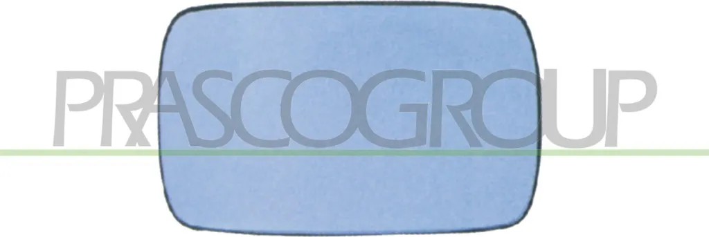 Verre de rétroviseur gauche convexe pour BMW Série 3 E46 PRASCO BM0187504