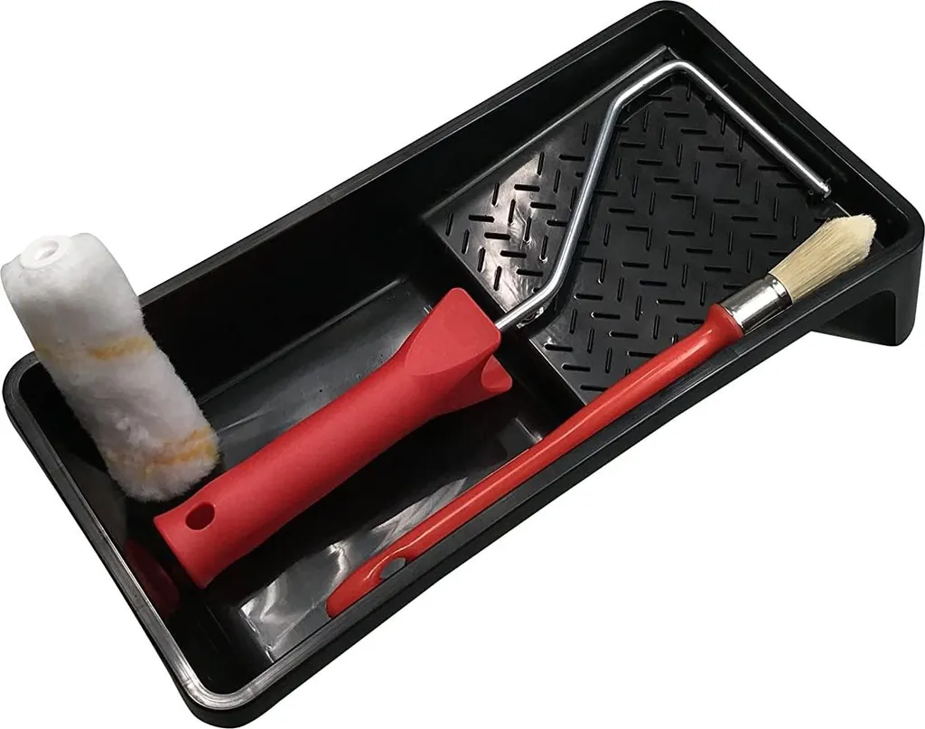 Peinture anti-traces mat et satiné 3 pièces avec pinceaux de rechange