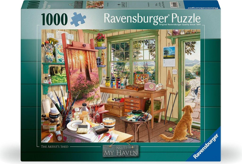 Erwachsenenpuzzle 1000 Teile - Künstlerwerkstatt Produktbild 