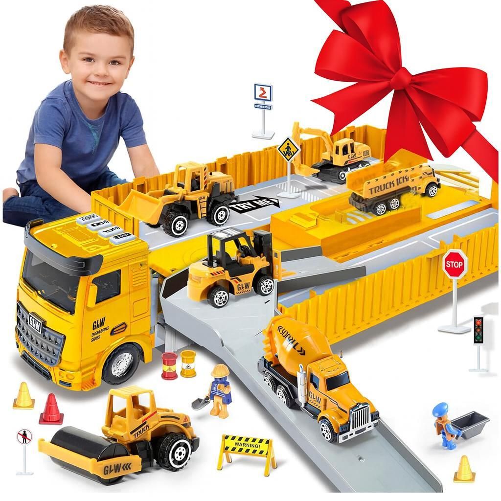 BETTER TOYS ® Stavebné vozidlá pre 3-7 ročných chlapcov Obrázok produktu 