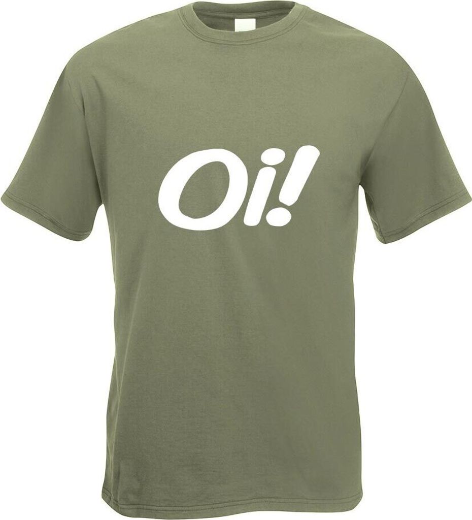 Kiwistar - T-Shirt - Olive - Oi! Motiv Bedruckt Funshirt Design Print - mit Motiv Bedruckt - Funshirt Design - Sport - Freizeit - Herren - L