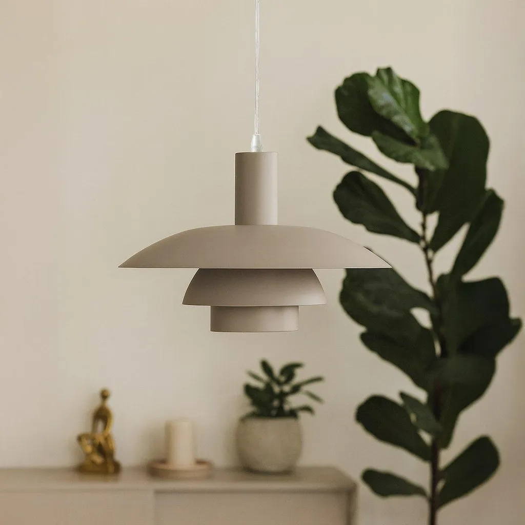 Lustre Suspension Moderne Ferro Milagro - Éclairage Plafonnier Cachemire
