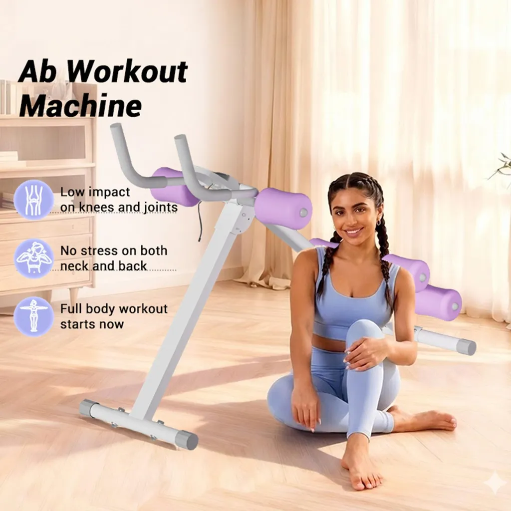 Banc de musculation abdominale Core Trainer multifonctionnel pliable - 6