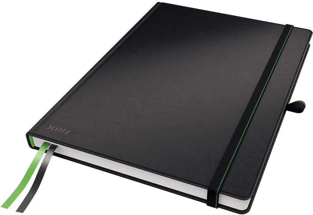 Carnet Notes A4 Robuste Leitz - Fini les Feuilles Cornées avec ce Cahier Noir - 10
