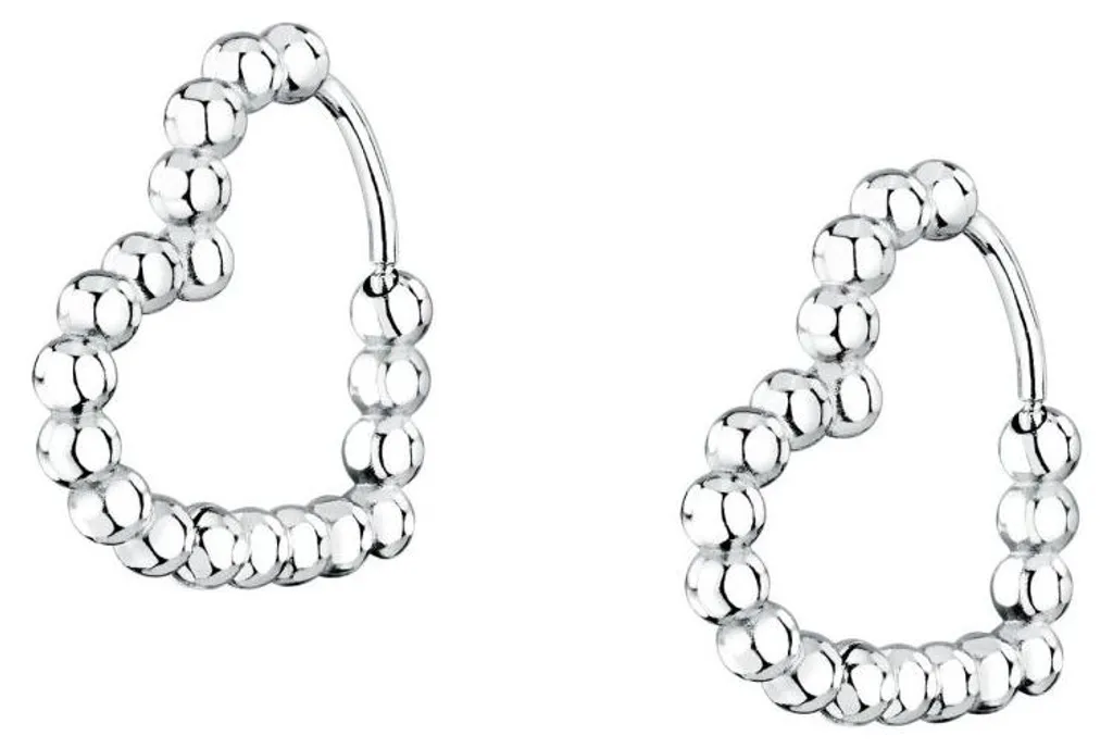 Boucles d'oreilles cœur acier pour femme - Accessoire chic quotidien