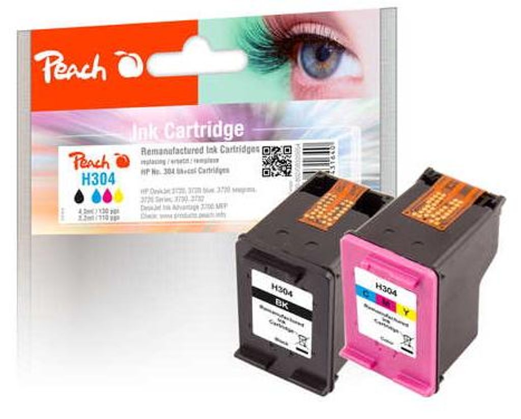 Tinte schwarz + color PI300-802 (kompatibel zu HP 304)