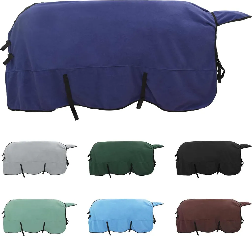Coperta Morbida per Cavalli vidaXL 125 cm Blu | Comfort Invernale Premium