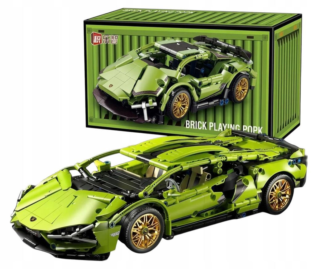 Bausteine für Kinder, Sportwagen Lamborghini, 317 Teile Produktbild 
