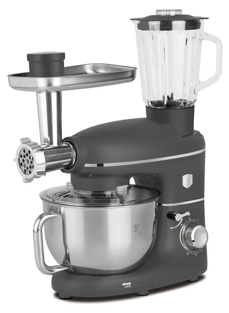 Berlinger Haus BH-9533 Robot Pâtissier Multifonction 1500W Antracit